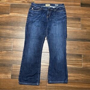 Dear John Envy Mid Rise Curvy Bootcut Jeans 30 Medium Dark Wash